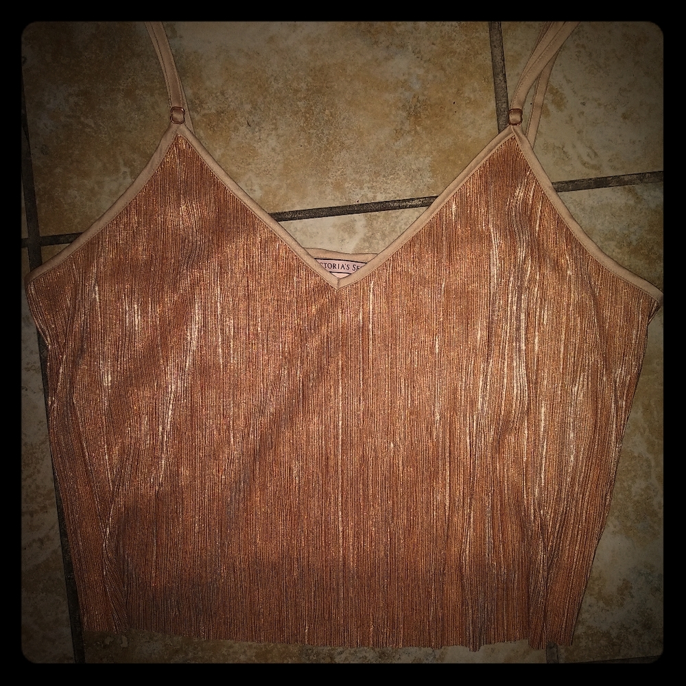 VS Shimmer Crop Top Tank